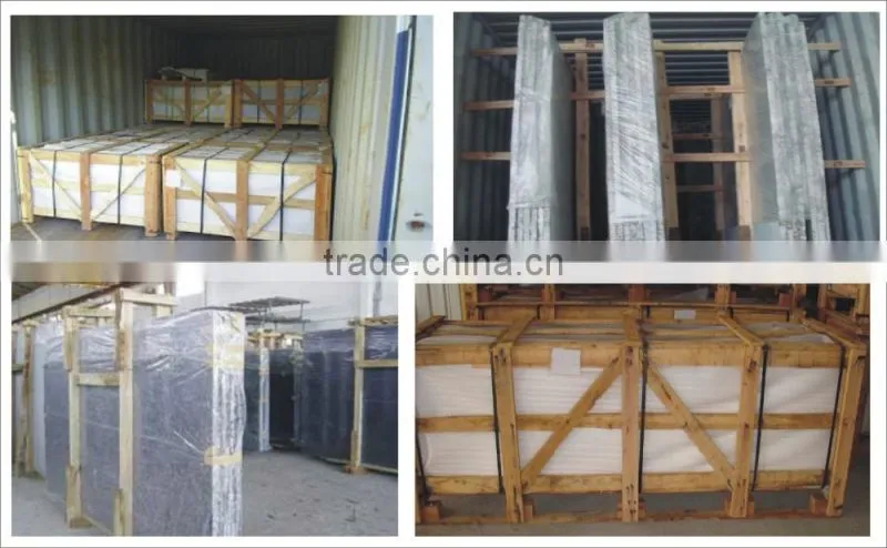 Granite Black Galaxy Slabs / Tiles / Steps Stairs