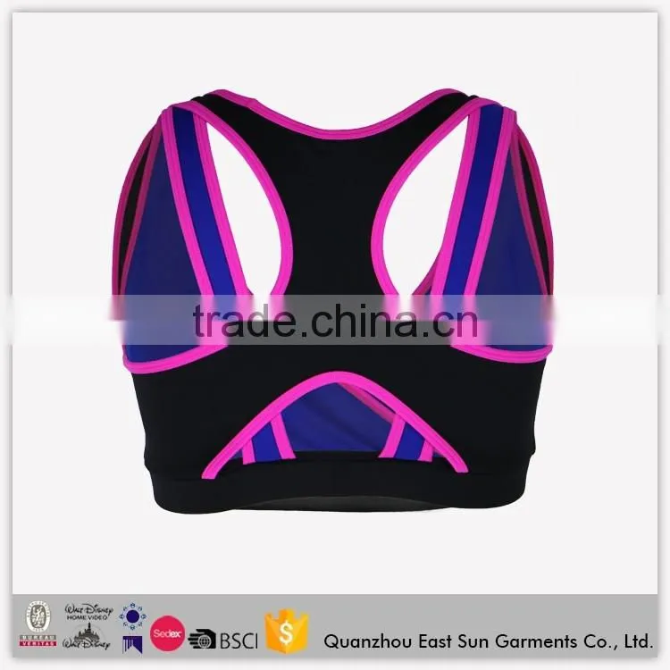 2016 Hot Sale Fitness Clothing Sex Design Women Sports Bra
