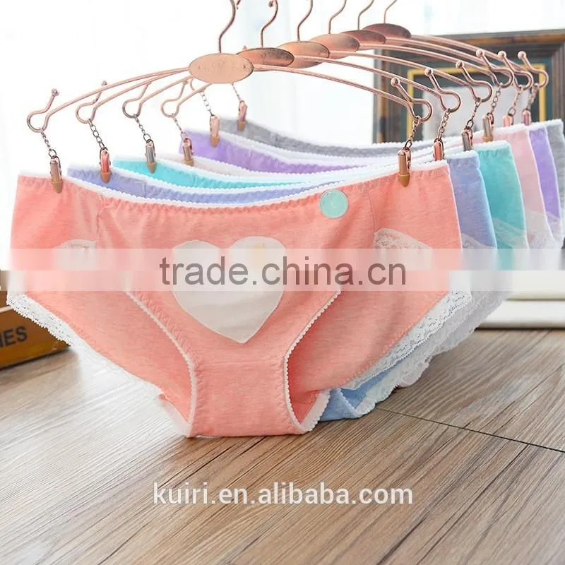 2017 cheap Popular Comfortable Lovely Super Hot Saxy Girls Panty cute briefs underwear 10A