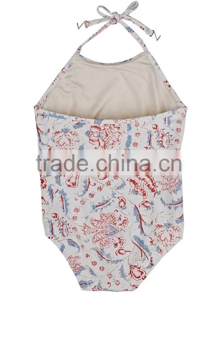 Lovely children custom little girls One-Piece Swimsuit cute young girl modeling bikini kids swimwear