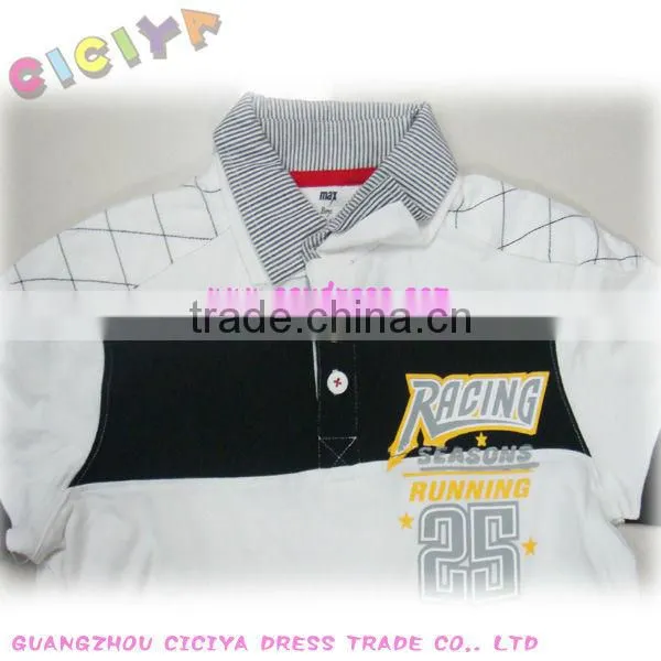 Boys long sleeve polo t-shirt