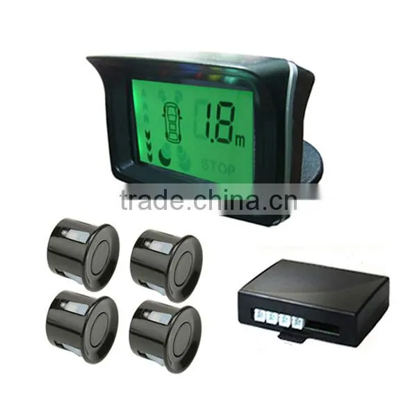 Three Colours Background Car Parking Sensor LCD Display System