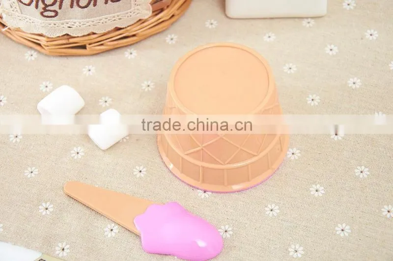 PS ice cream cup,ice cream cup with spoon