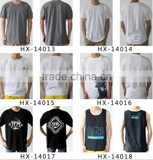 custom fashion plain high quality t shirts