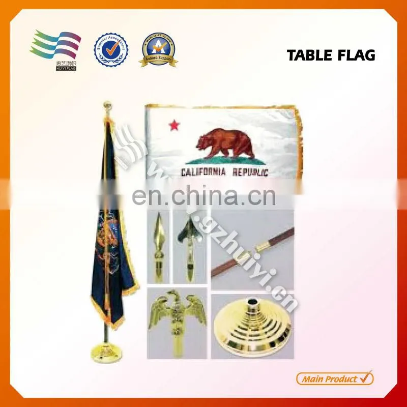 Indoor Office cheap flag pole with base