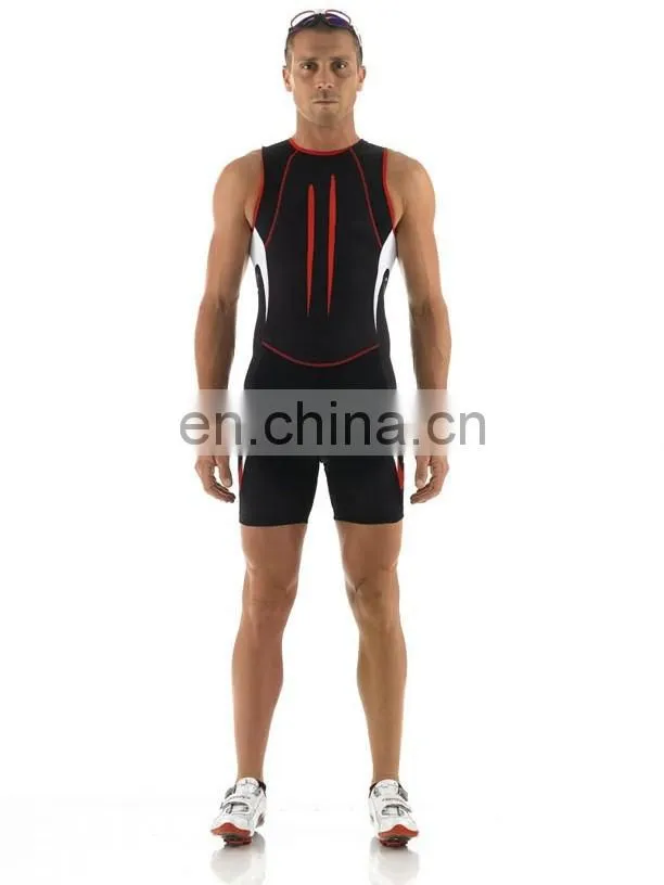 Wholesale quick dry triathlon wear bicycle clothing for men