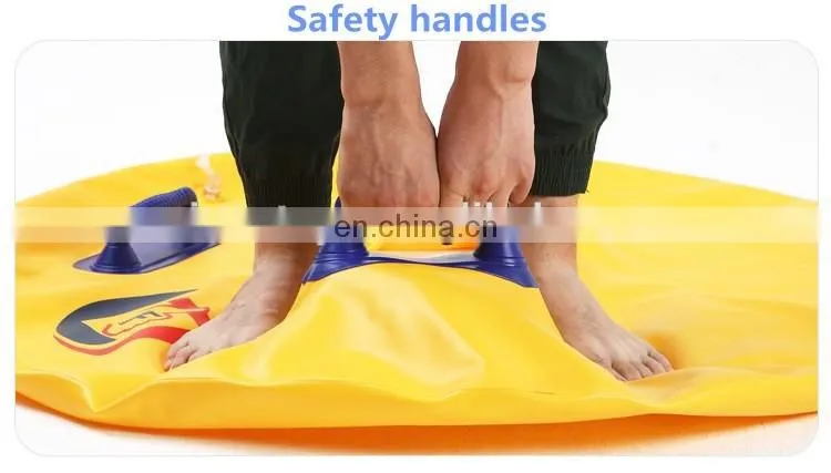 PVC inflatable 8 shaped swim tube water skiing ring inflatable water skiing tube