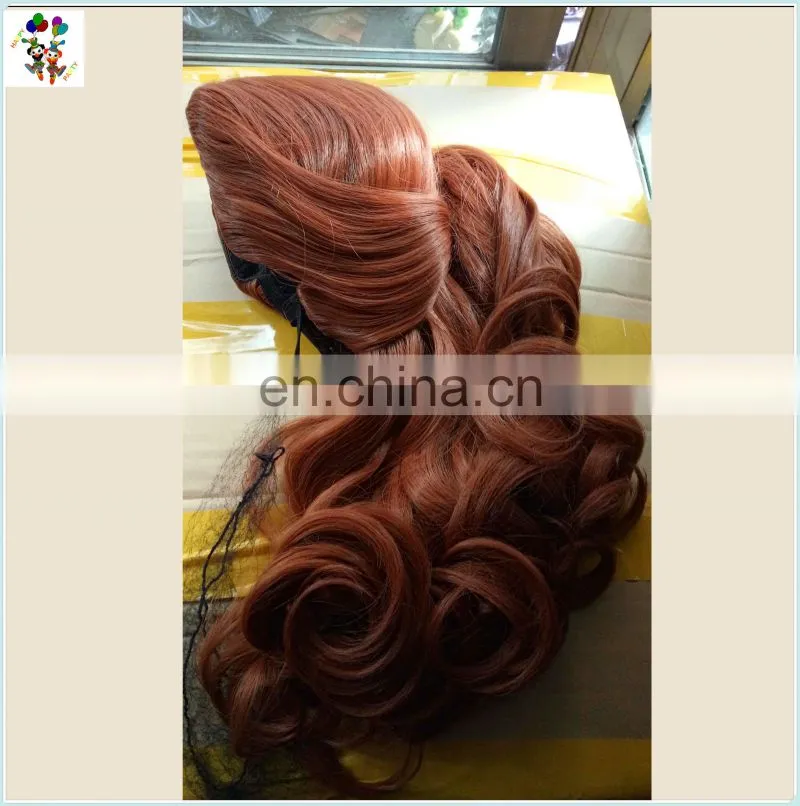 Womens Black Fake Short Wave Claw Clip Synthetic Hair Ponytails HPC-0122