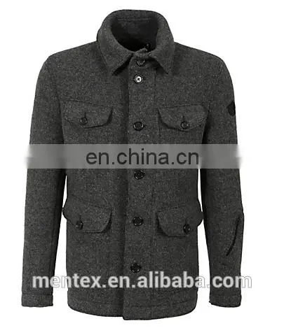 Wool fleece jacket with lots of pockets