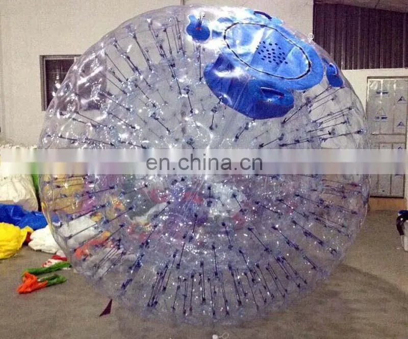 Factory price custom inflatable clear body zorb ball