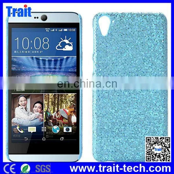 Shining Glitter Powder Leather Coated PC Hard Case for HTC Desire 826