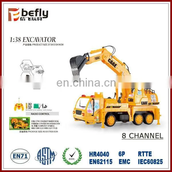 1:38 scale 8-CH rc crane truck with music