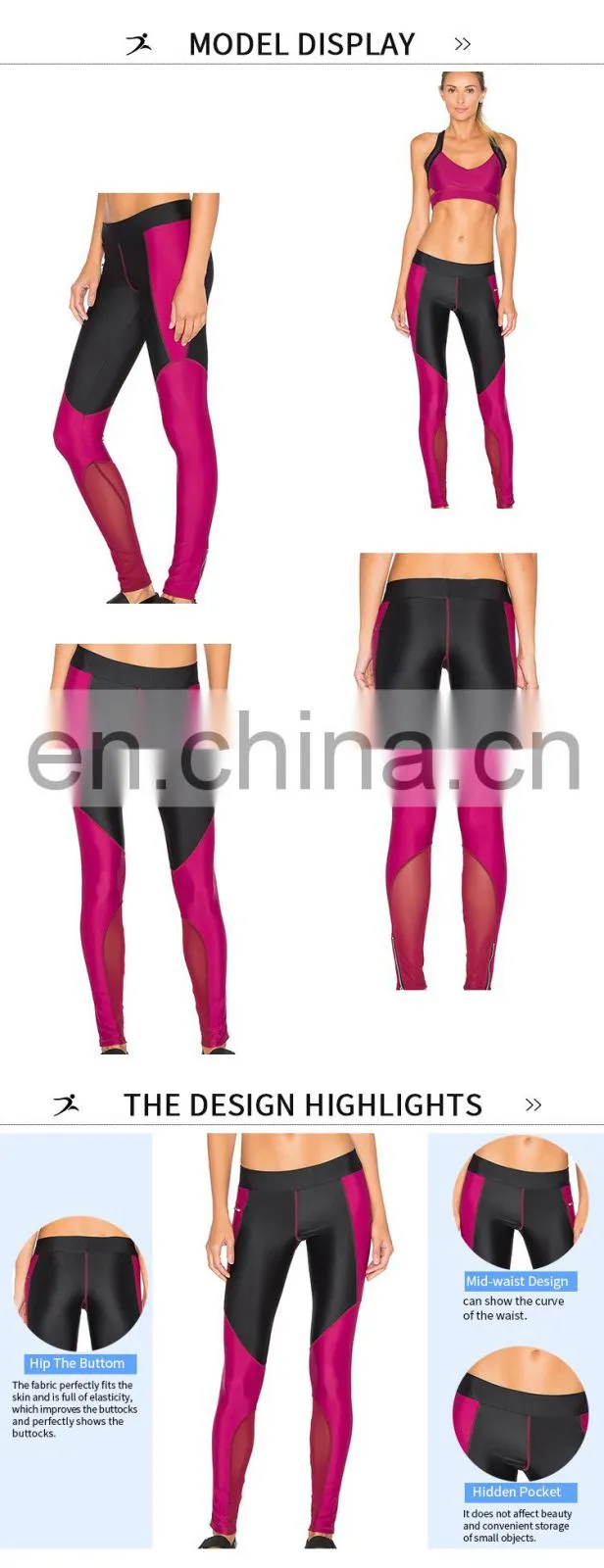 private label panties 80% polyamide 20% elastane mesh legging wholesale fitness apparel manufacturers