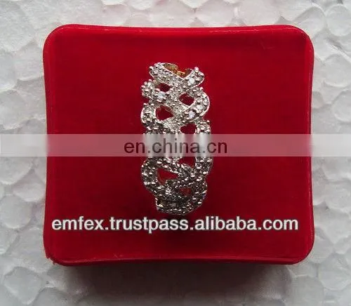 Cz jewelry finger rings exporter, cz ring jewellery ring manufacturer
