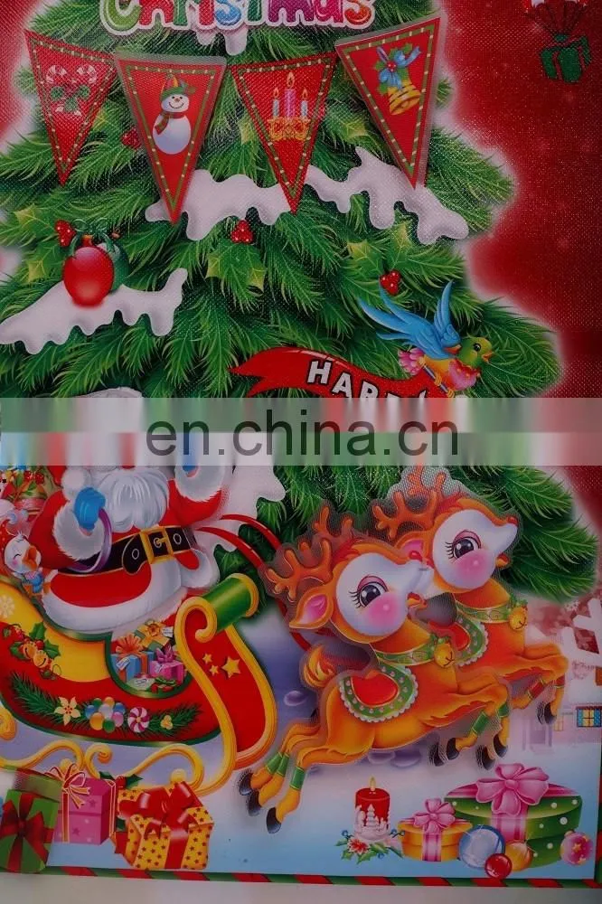 Cheap customized 3D christmas decoration wall picture