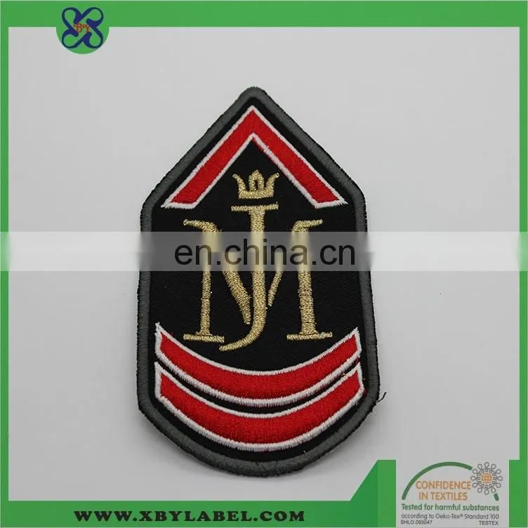 custom embroidery patch with iron on backing