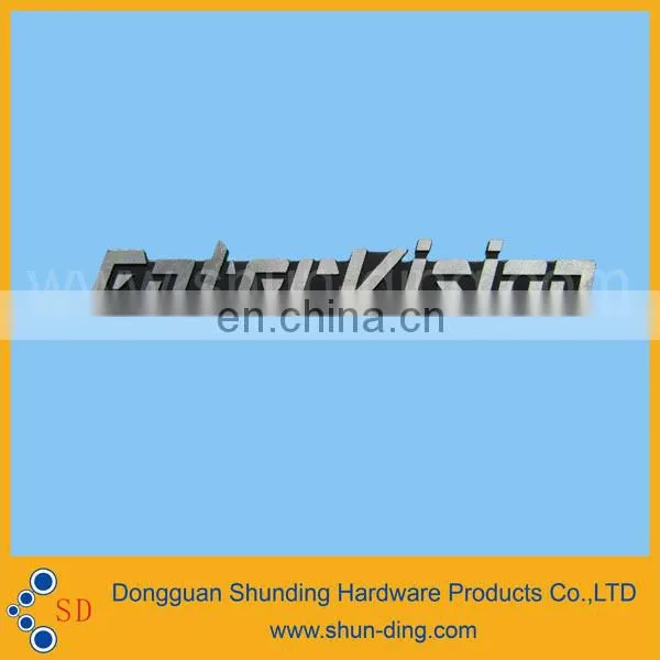 2015 New Product Aluminum Diamond Cutting Logo Nameplate