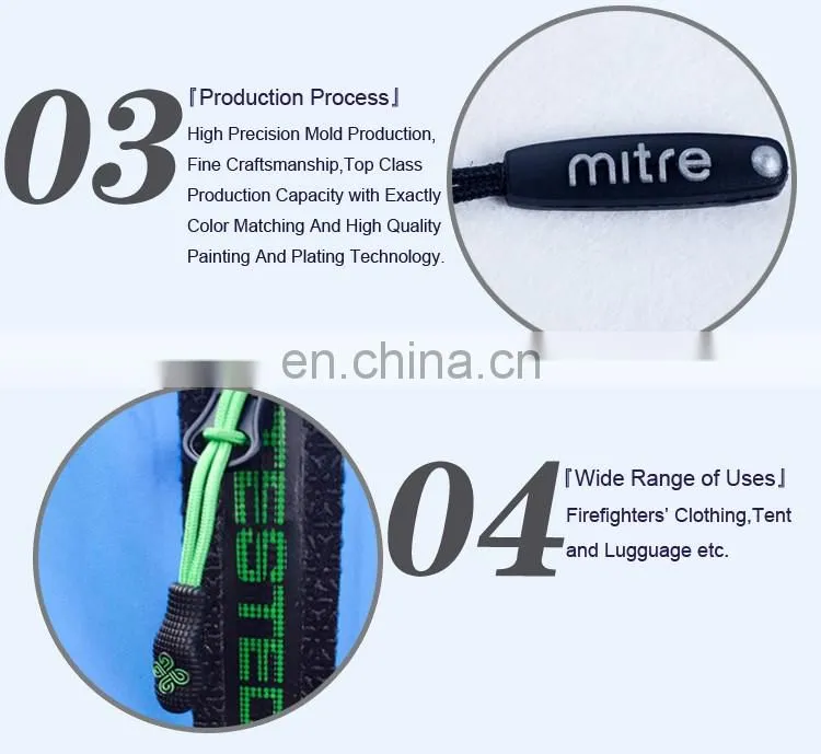 Hot Sale Nylon Zipper Puller with Custom Logo LR10008