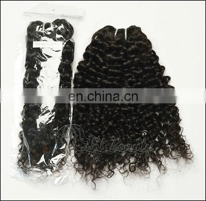 100% Pure Brazilian Hair Weft Bohemian Afro Curly Hairstyles