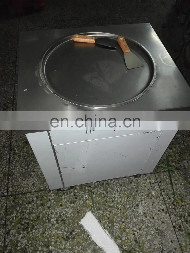 Hot sale cold stone table fry ice cream machine with best price and long service life