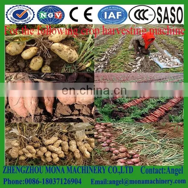 good performance high efficiency garlic digging machine