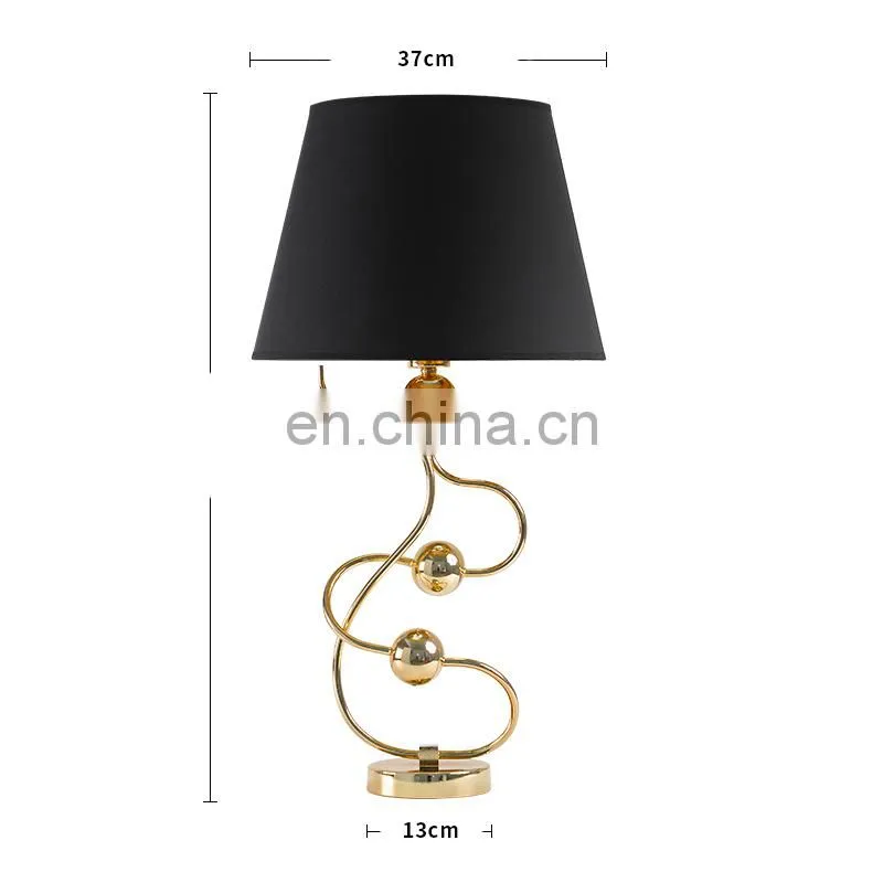 New decoration desk lamp and modern metal table lamp for indoor room
