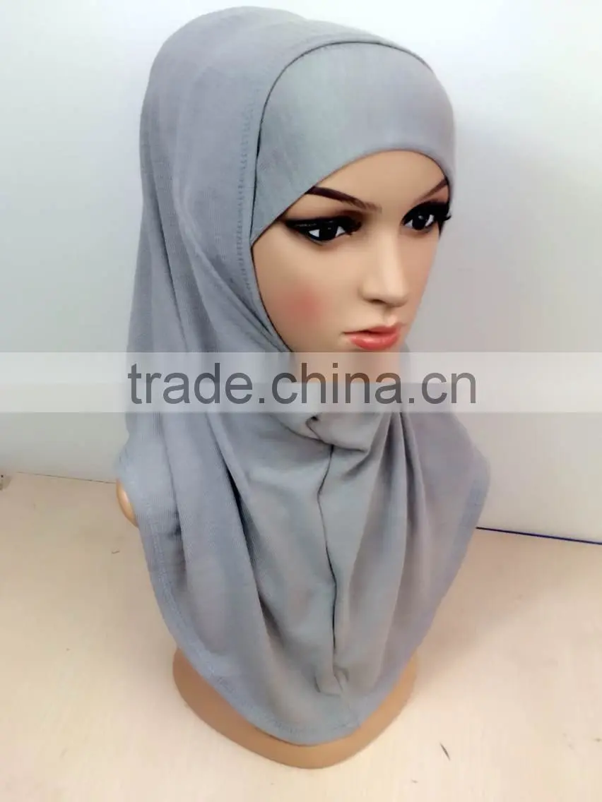 HOT 2015 cashmere ISLAMIC HEADSCARF;two piece MUSLIM HIJAB