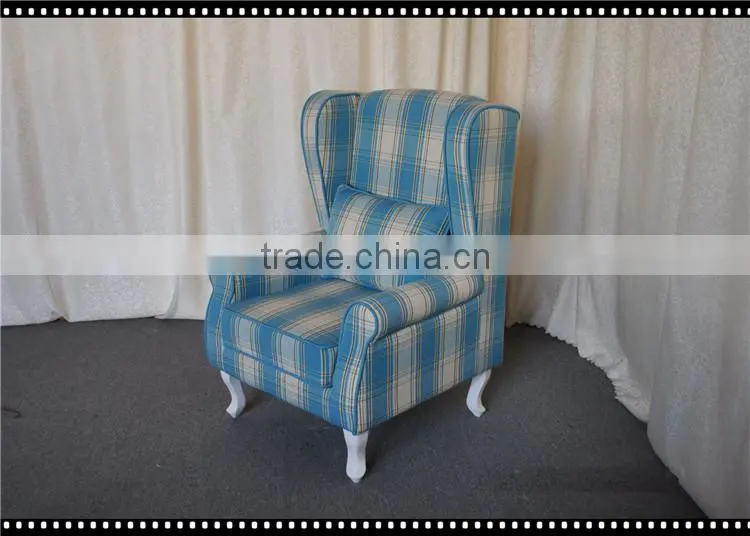 Hotel single sofa chair/armchair with ottoman with stool