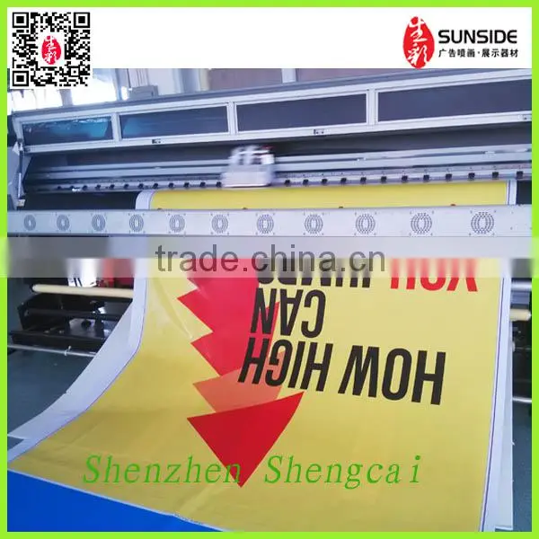 Sublimation Print Satin Fabric Promotion Banner / Uv printing banner