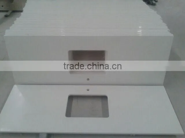 White Quartz Kitchen Tops, Pure White Quartz Countertops, White Quartz Island Tops