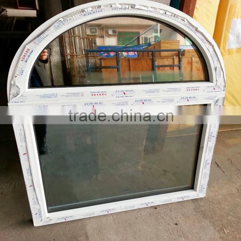 wanjia factory upvc octagon shaped windows