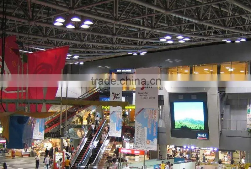 Long span steel frame structure airport runway construction