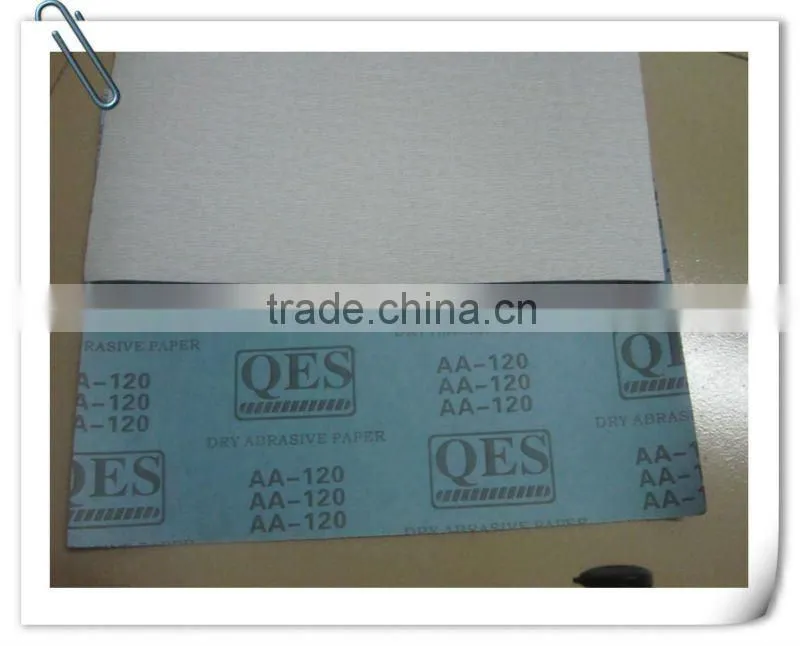 dry abrasive paper