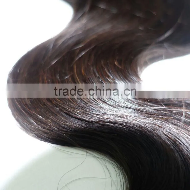 2015 china supplier human virgin hair extension 100% brazilian hair weave