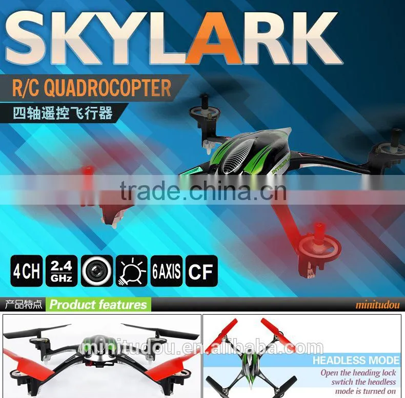 New Product WL V636 2.4G 4CH R/C 4-Axis Quadcopter With Light rc quad copter