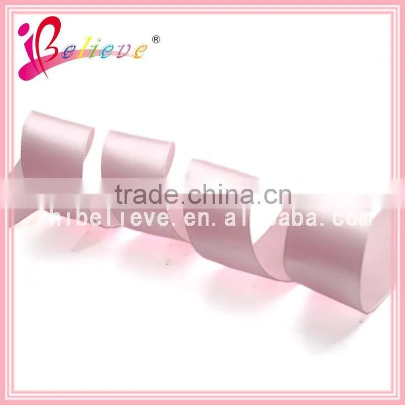 100 Yards roll solid color satin polyester ribbon wholesale hair ribbon ornament