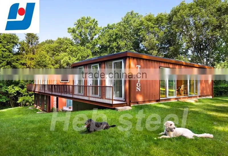 Flat package container house