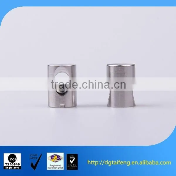 stainless steel slotted cnc parts furniture cross dowel nut