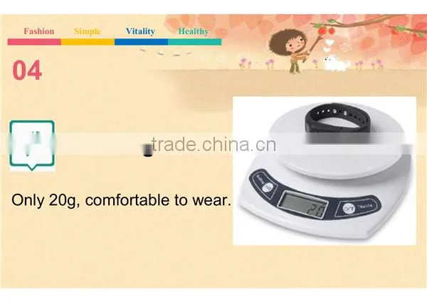 Vidonn Bluetooth Bracelet Sports Tracker + Silent Alarm Clock + Sleep Monitor