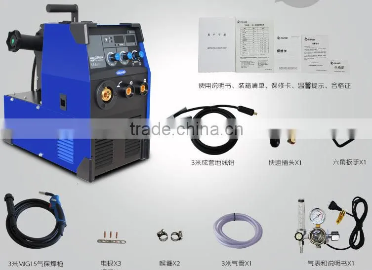 mig-250 igbt inverter co2 mig mag welding machine