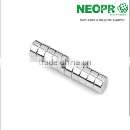 ndfeb magnet n35 cylinder neodymium magnet 5mm x 10mm