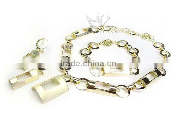 Fashion Design designer gold necklace set