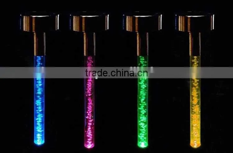 Stainless steel solar acrylic garden led light