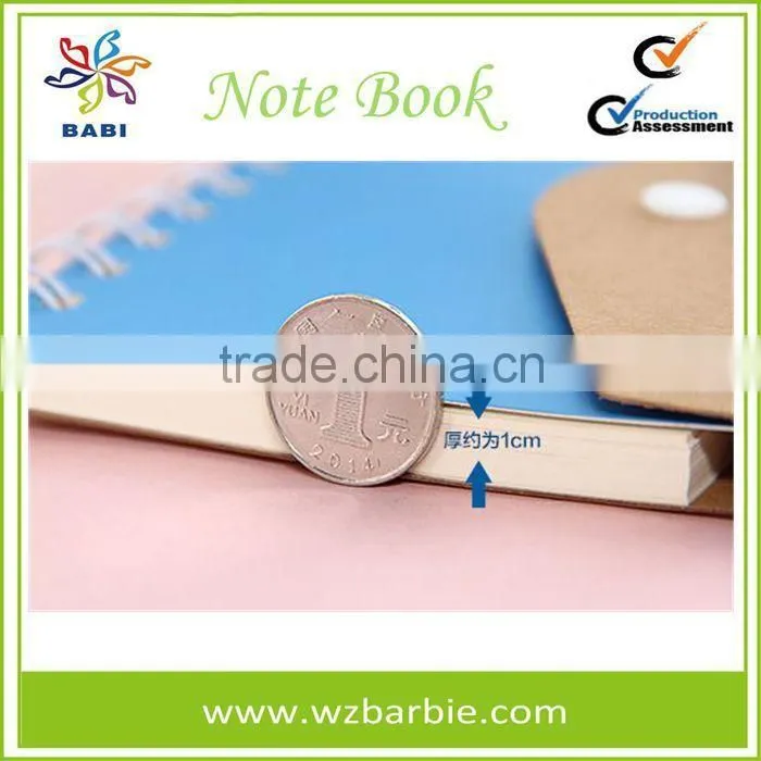 Kraft Spiral Notebook With Pen And Custom Logo Printing