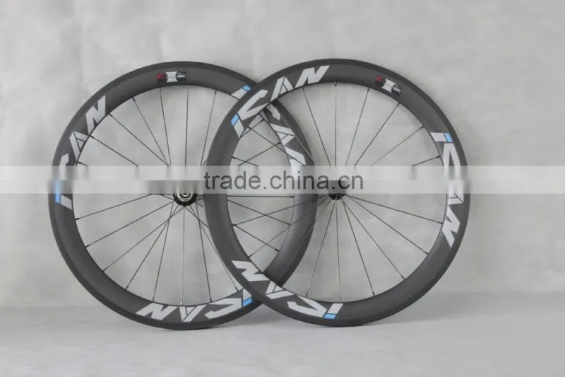 50mm clincher black R13 hub Carbon clincher wheel rim clincher road bike wheels 50C-TL