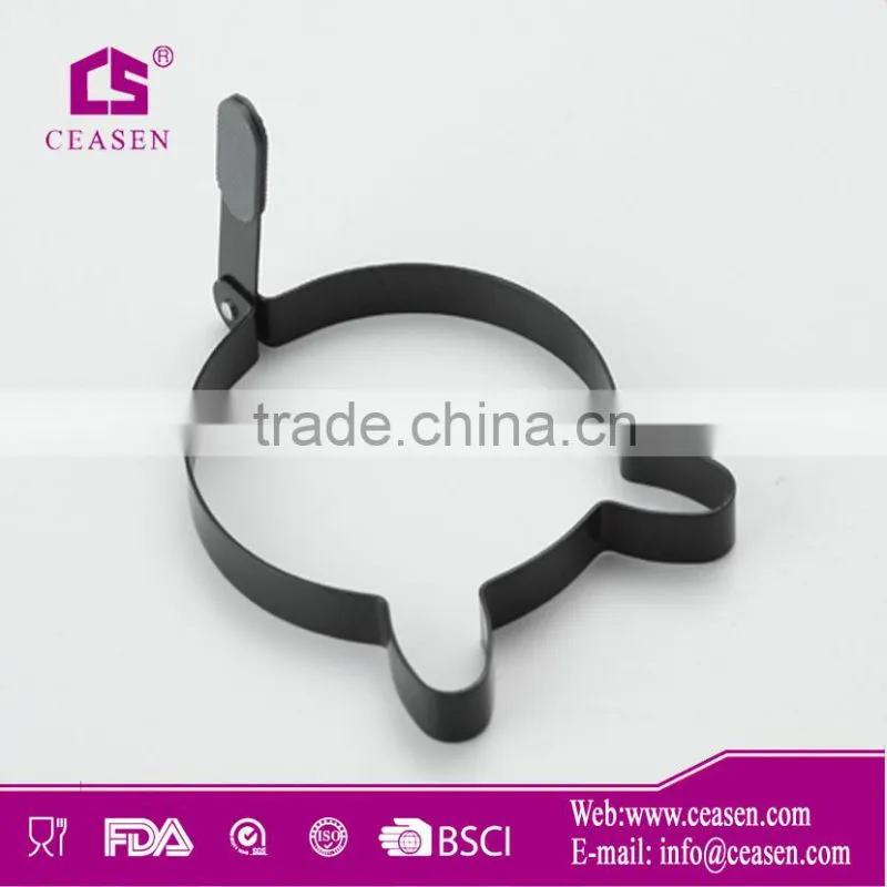 UCC062 flower shape Egg ring with non-stick coating