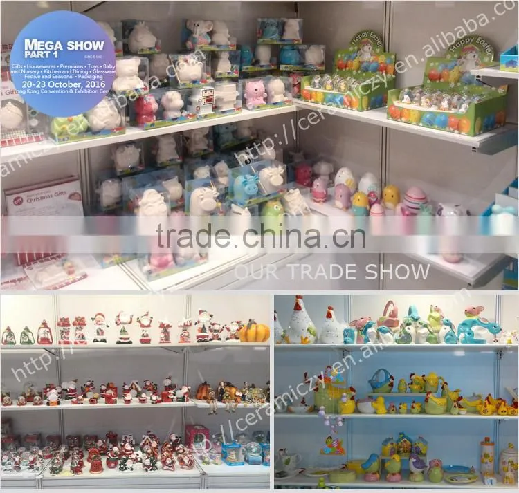 hand painting Christmas Tree ceramic cookie jars
