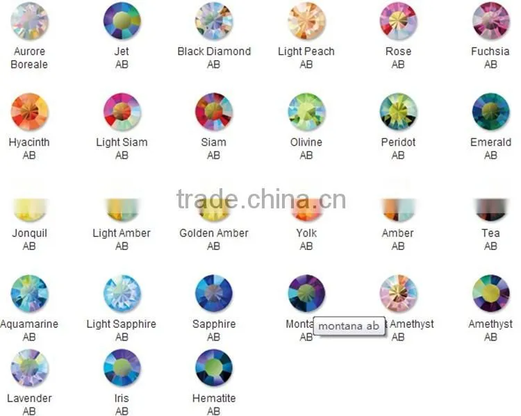 Sew on Rhinestone, Silver foiled fancy stones, colours fancy rhinestone for clothes