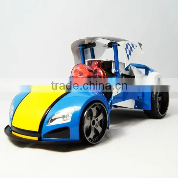 RC Bluetooth transform missile shooting rc car with petrol engine