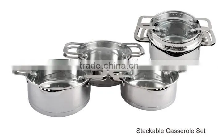 China products kitchen utensil steamer stainless steel pots and pans induction cooker